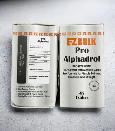 EZ Bulk Pro Alphadrol 45 Tablets