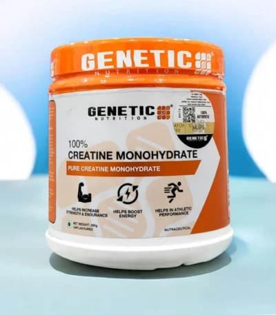 Genetic Nutrition 100% Creatine Monohydrate Powder 200g 67 Servings