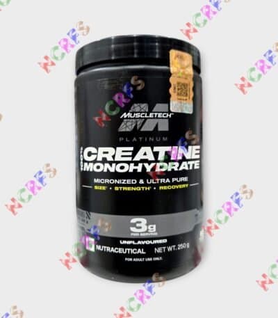 MuscleTech Platinum 100% Creatine, 250g 83 Servings