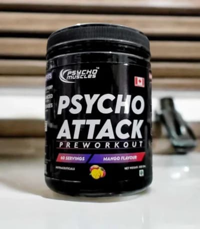 Psycho Muscles Psycho Attack Preworkout 60 Servings (Orange)