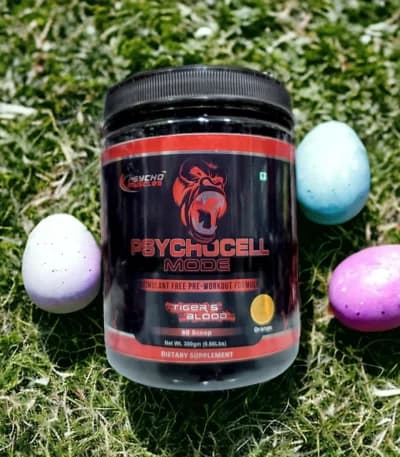 Psycho Muscles Psychocell Preworkout 60 Servings (Orange)