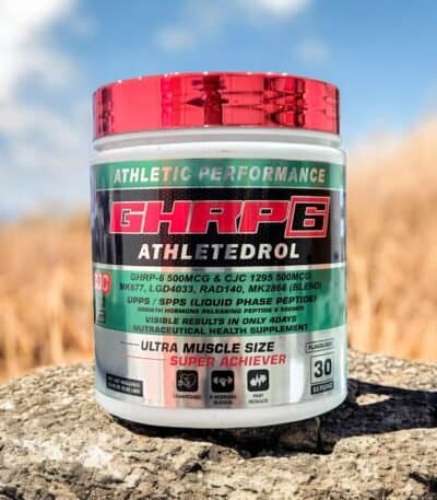 Nasatech GHRP6 Athletedrol CJC 1000mcg Ultra Muscle Size Super Achiever 30 Servings