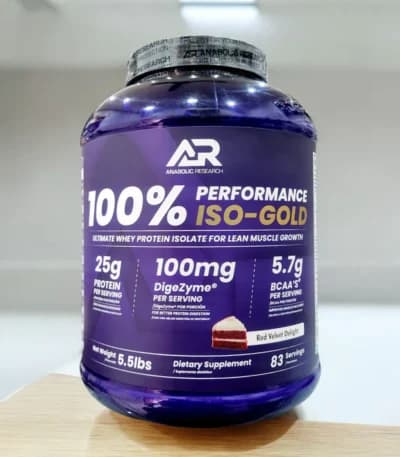 Anabolic Research 100% ISO Gold 5.5 Lbs 83 Servings