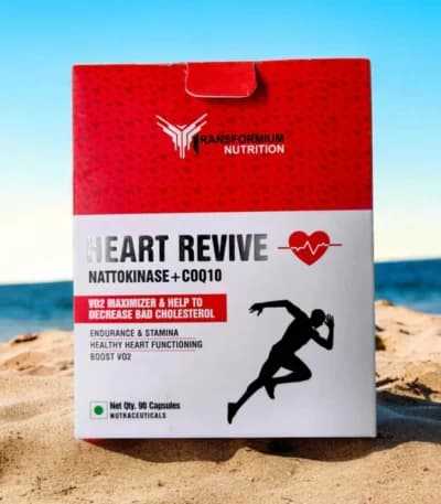 Transformium Nutrition Heart Revive (Nattokinase + COQ10) 90 Capsules
