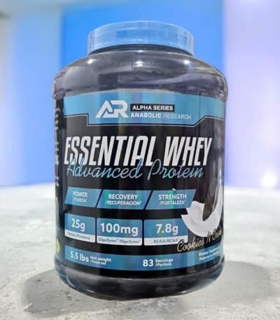 Anabolic Research (AR) Essential Whey 5.5Lbs 83 Servings (No Skretch Code on Box)